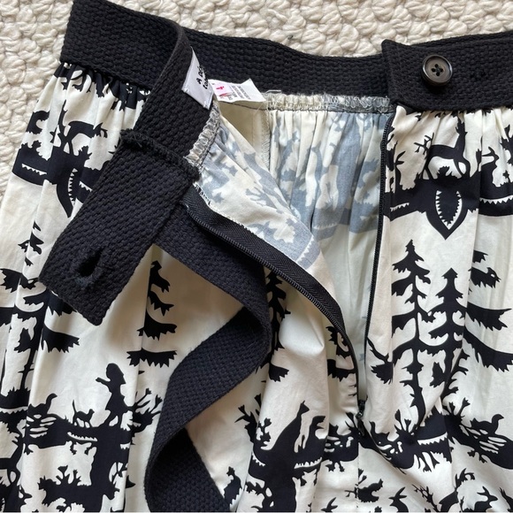 A Détacher black & cream patterned skirt - Picture 9 of 15